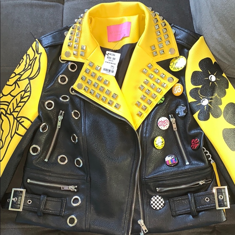 Azalea Wang Vegan Leather Jacket
